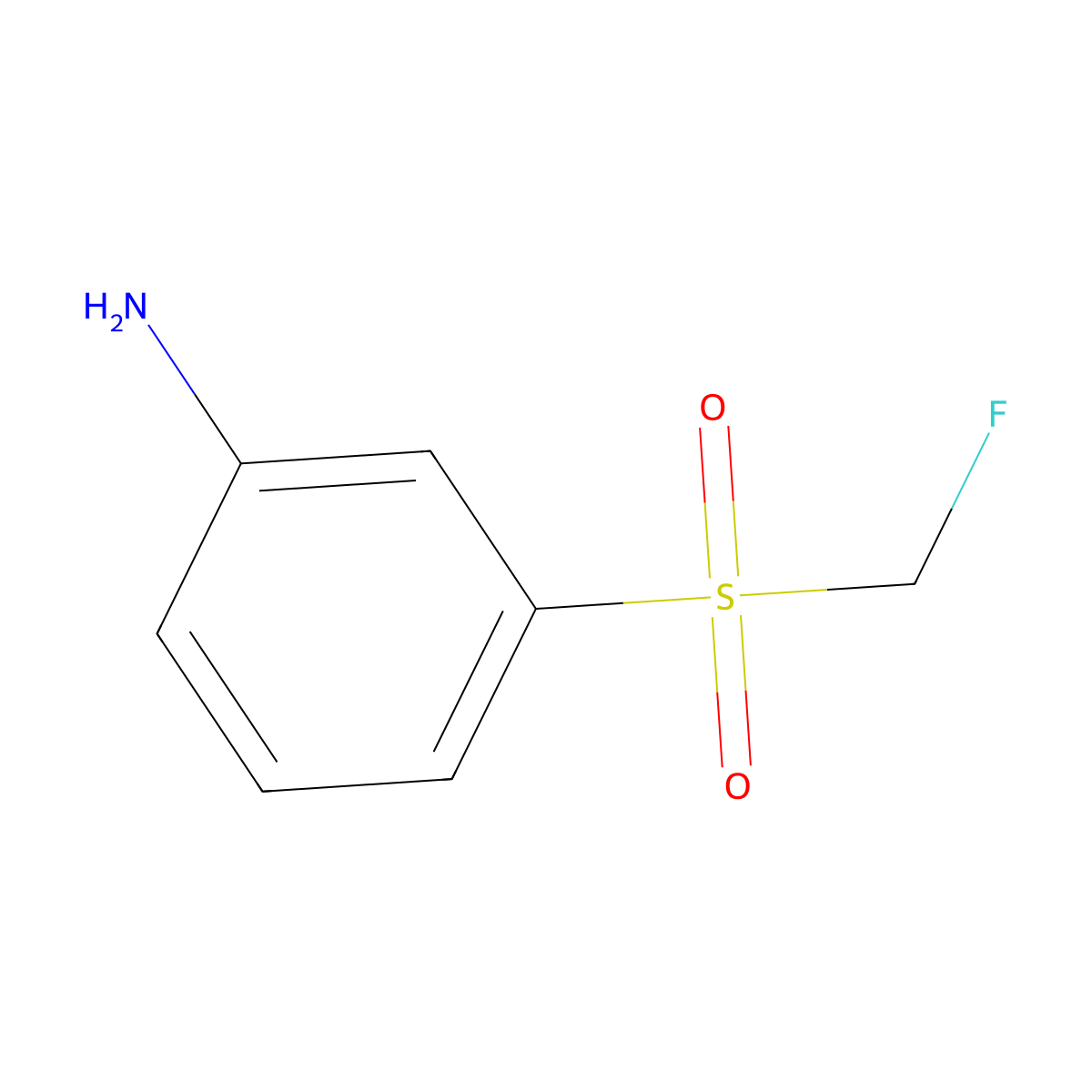 3-Fluoromethanesulfonylaniline molecular structure, CAS 1780868-90-7