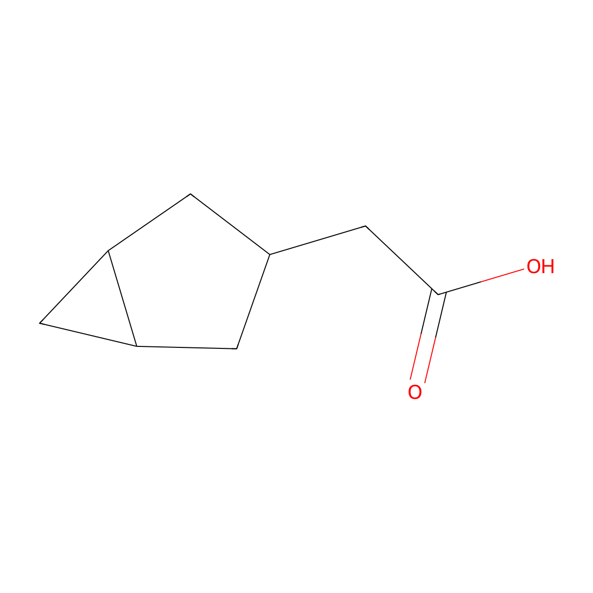 2-(Bicyclo(3.1.0)hexan-3-yl)acetic acid molecular structure, CAS 1780872-44-7