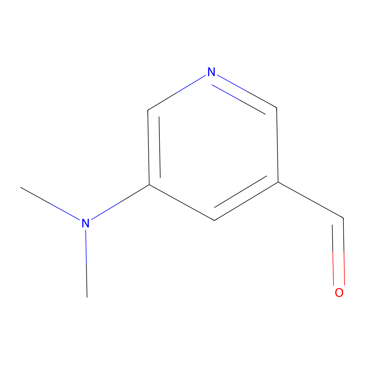 5-(Dimethylamino)-3-pyridinecarboxaldehyde molecular structure, CAS 1780891-88-4