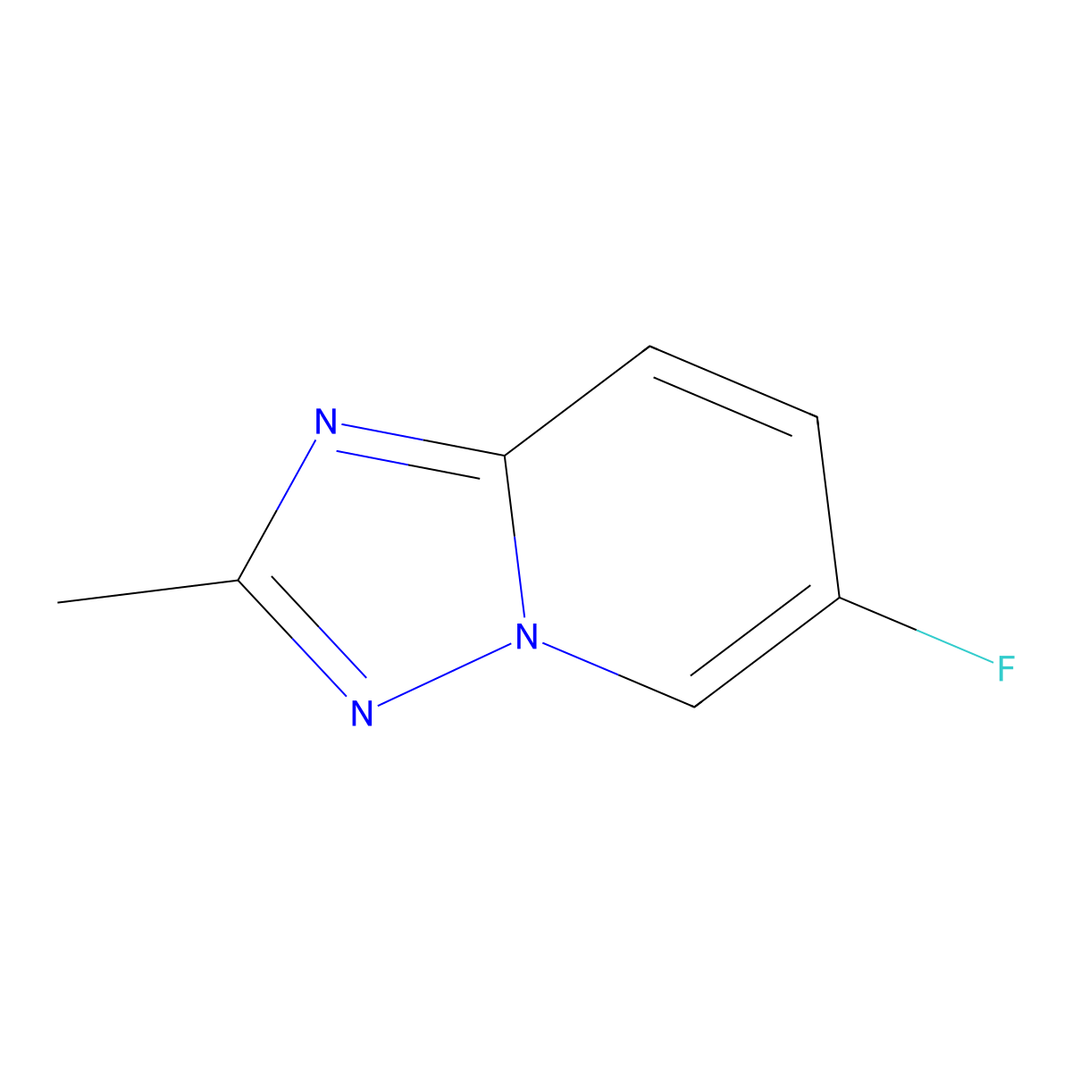 6-Fluoro-2-methyl-[1,2,4]triazolo[1,5-a]pyridine molecular structure, CAS 1780892-11-6