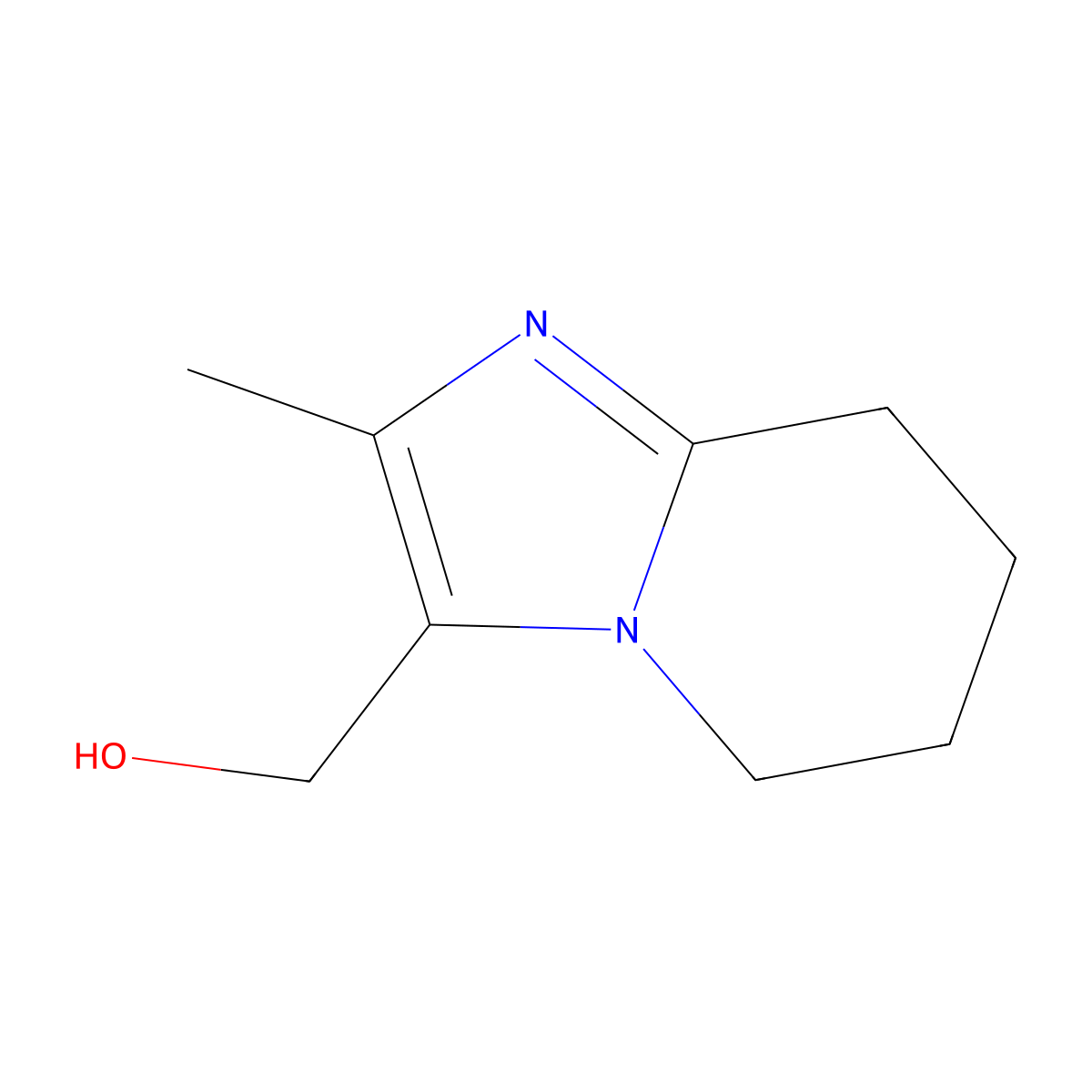 (2-Methyl-5,6,7,8-tetrahydroimidazo[1,2-a]pyridin-3-yl)methanol molecular structure, CAS 1780935-73-0