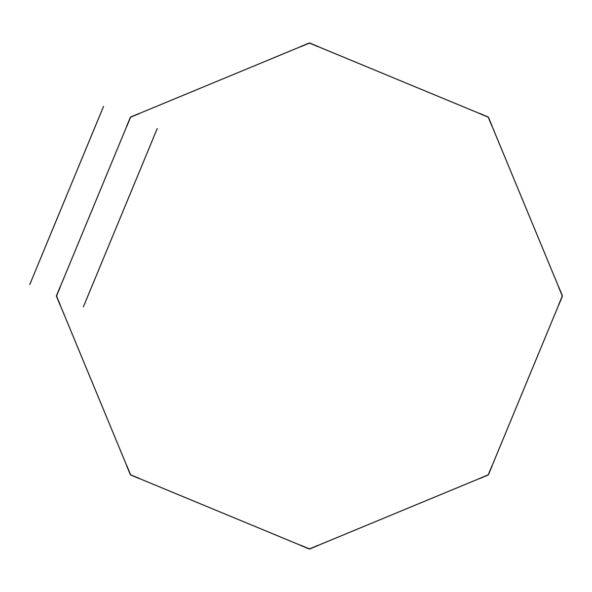 Cyclooctyne molecular structure, CAS 1781-78-8