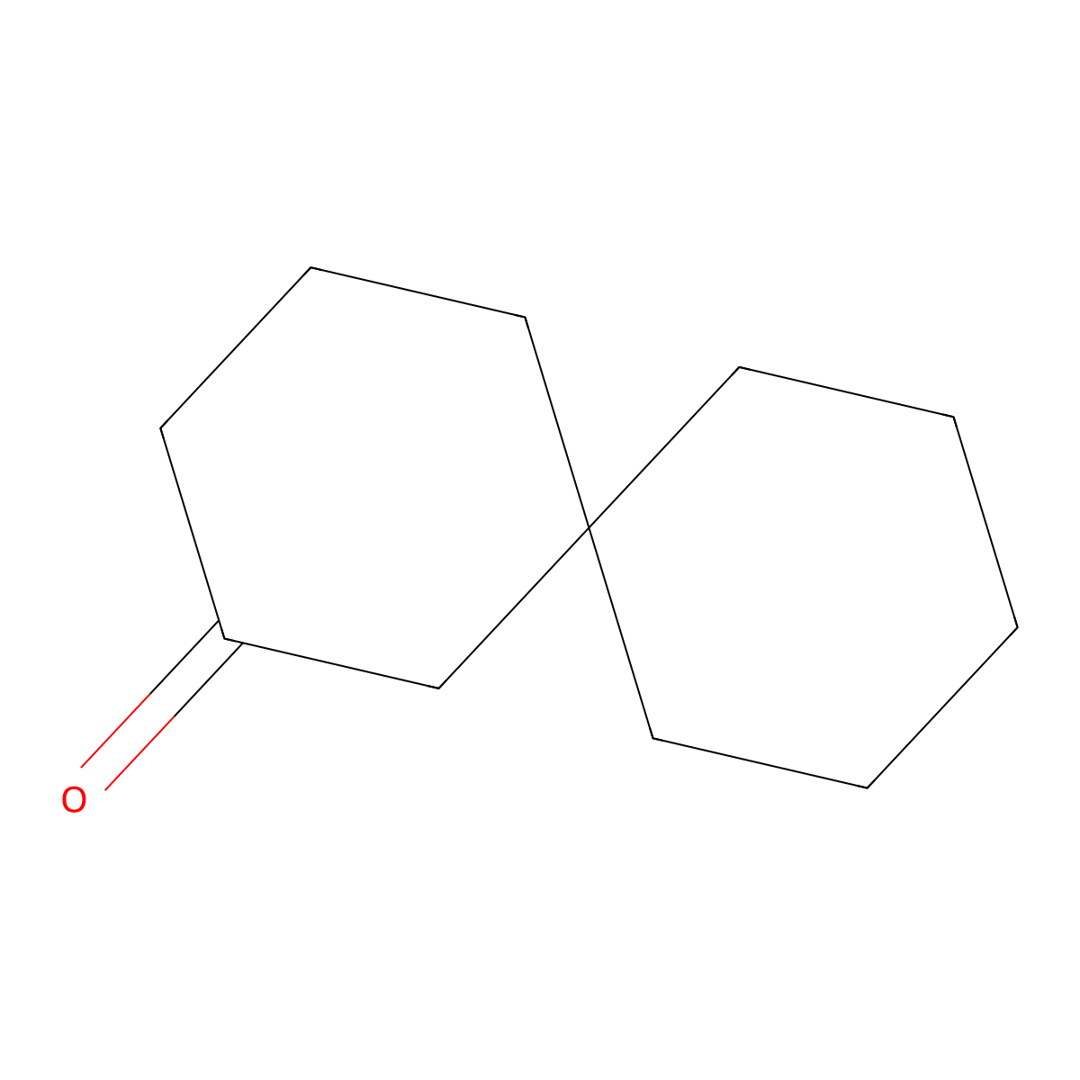 Spiro[5.5]undecan-2-one molecular structure, CAS 1781-81-3