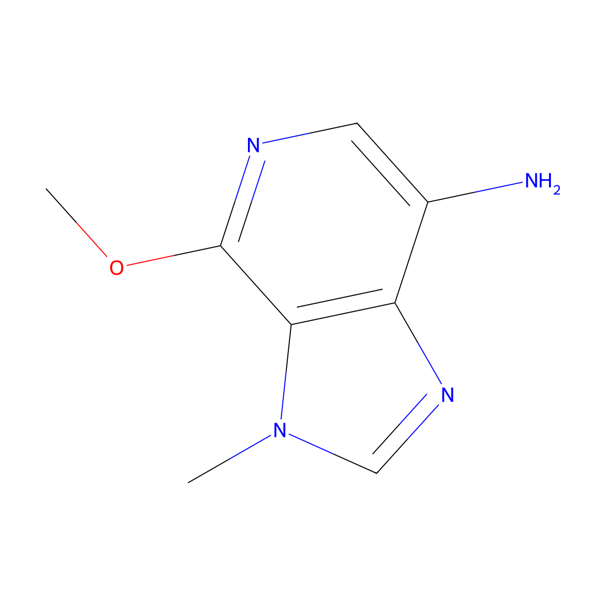 4-Methoxy-3-methyl-3H-imidazo[4,5-c]pyridin-7-amine molecular structure, CAS 1781038-29-6