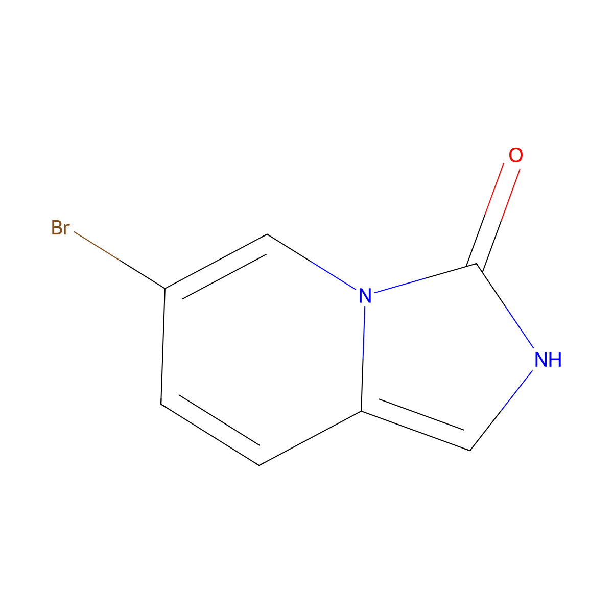 6-Bromoimidazo(1,5-a)pyridin-3-ol molecular structure, CAS 1781068-25-4