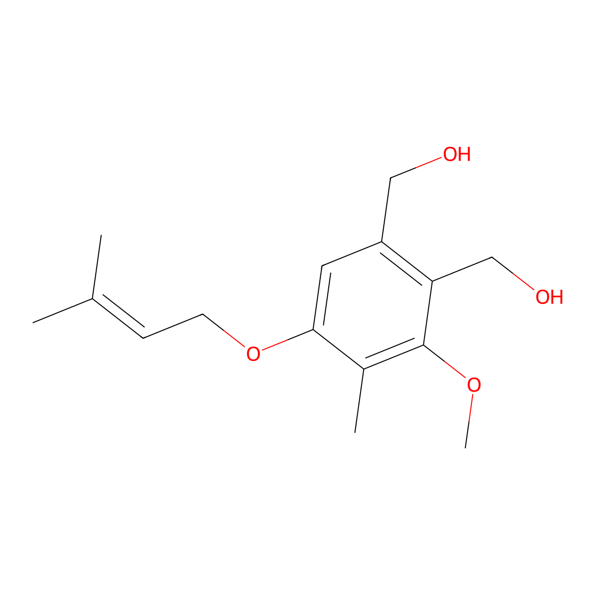 Zinniol molecular structure, CAS 17811-28-8