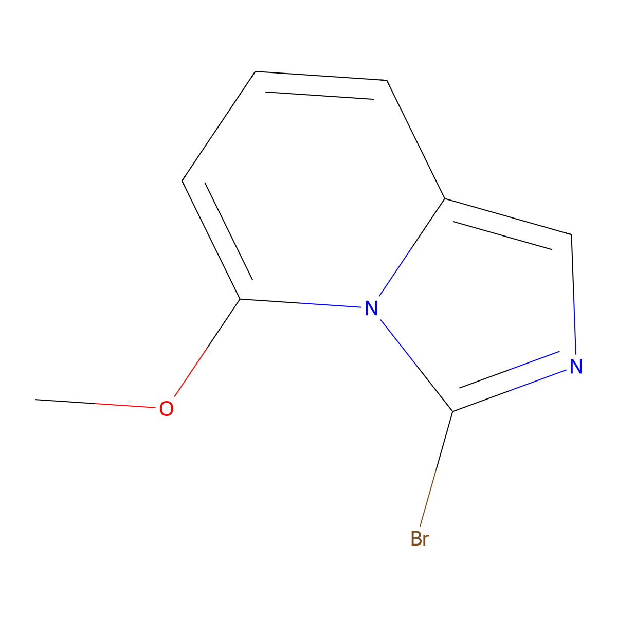 3-Bromo-5-methoxyimidazo[1,5-a]pyridine molecular structure, CAS 1781100-33-1