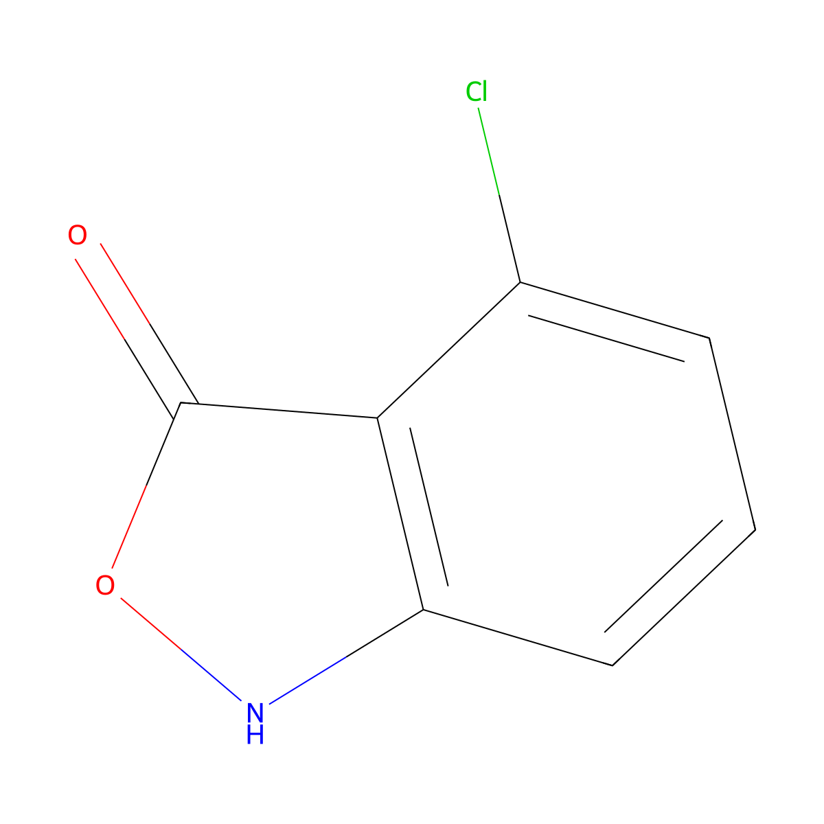 4-Chlorobenzo[c]isoxazol-3(1H)-one molecular structure, CAS 1781106-73-7