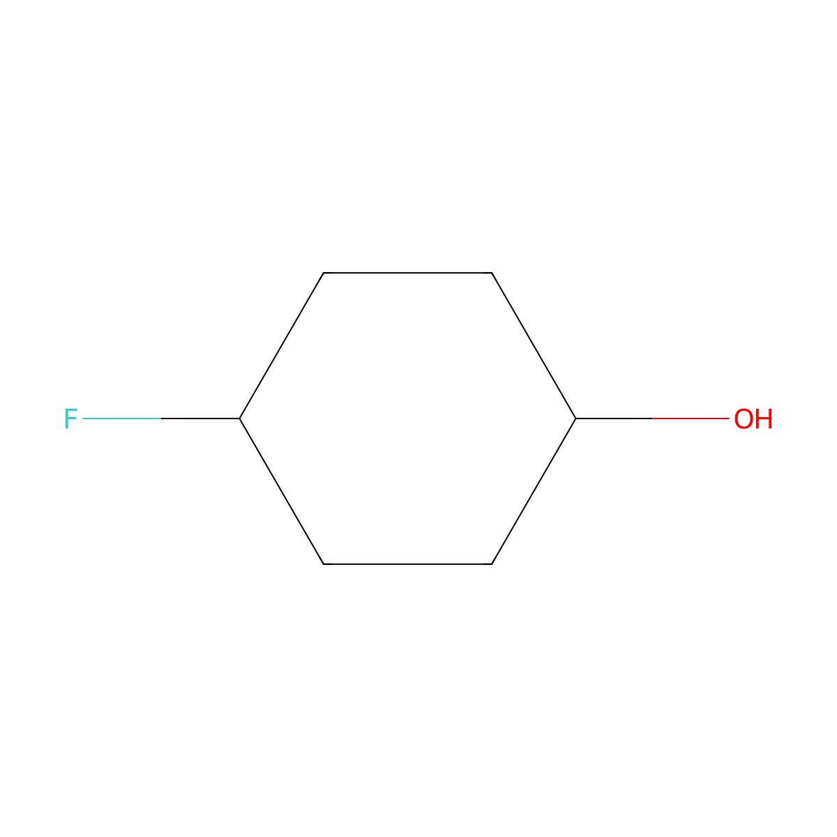 4-Fluorocyclohexanol molecular structure, CAS 1781111-08-7