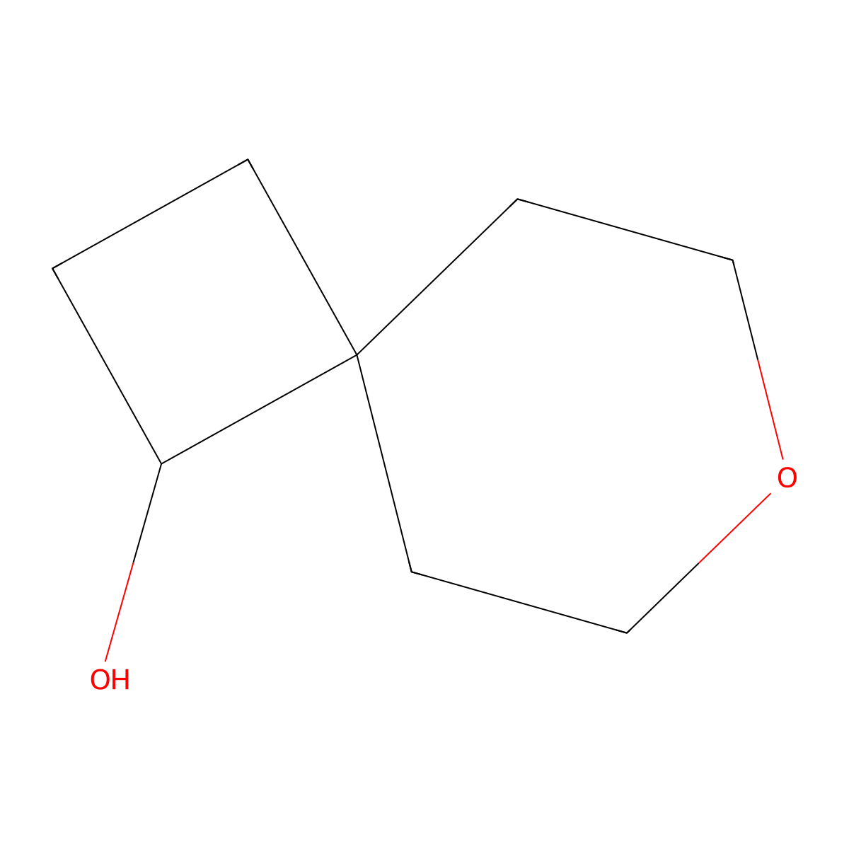 7-Oxaspiro[3.5]nonan-1-OL molecular structure, CAS 1781125-92-5