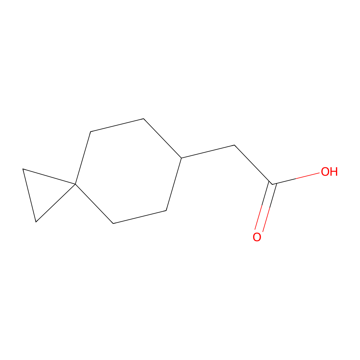2-{Spiro[2.5]octan-6-yl}aceticacid molecular structure, CAS 1781128-33-3