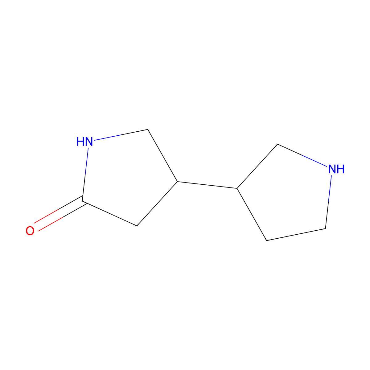 [3,3'-Bipyrrolidin]-5-one molecular structure, CAS 1781144-42-0