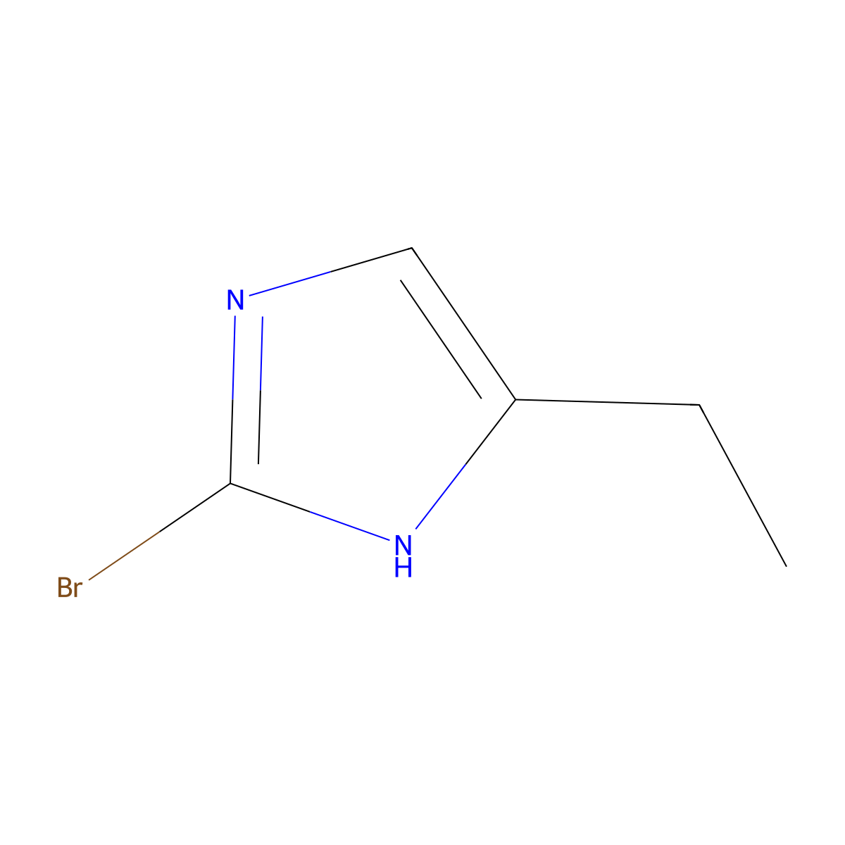 2-bromo-4-ethyl-1H-imidazole molecular structure, CAS 1781173-29-2