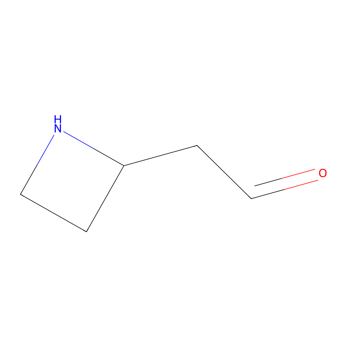 2-(Azetidin-2-yl)acetaldehyde molecular structure, CAS 1781213-96-4