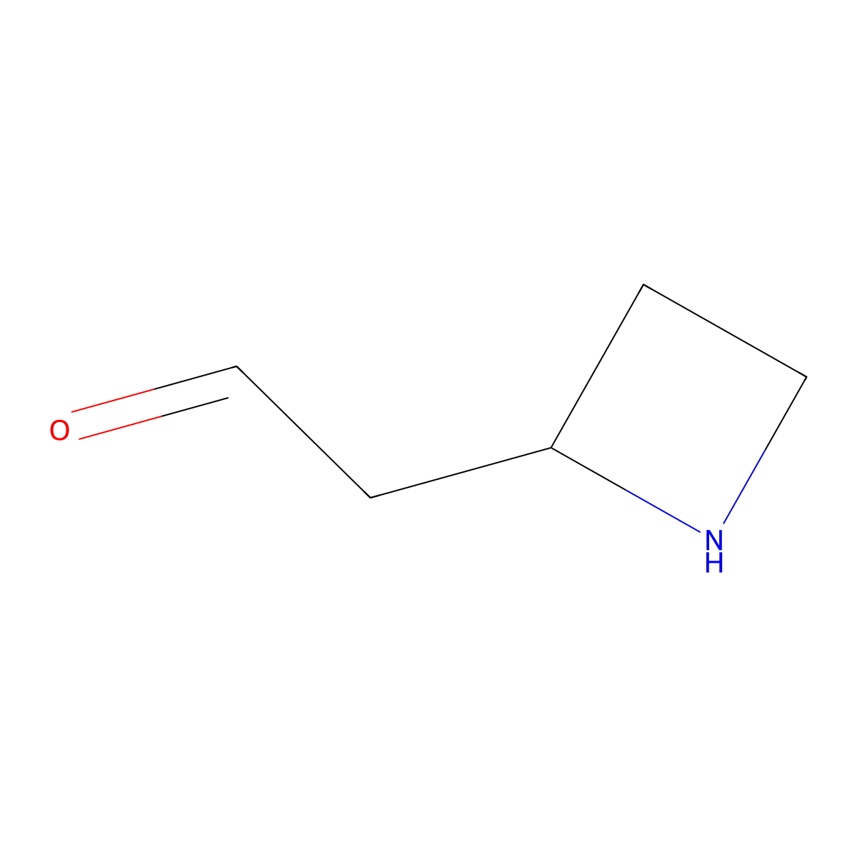 2-(Azetidin-2-yl)acetaldehyde molecular structure, CAS 1781213-96-4