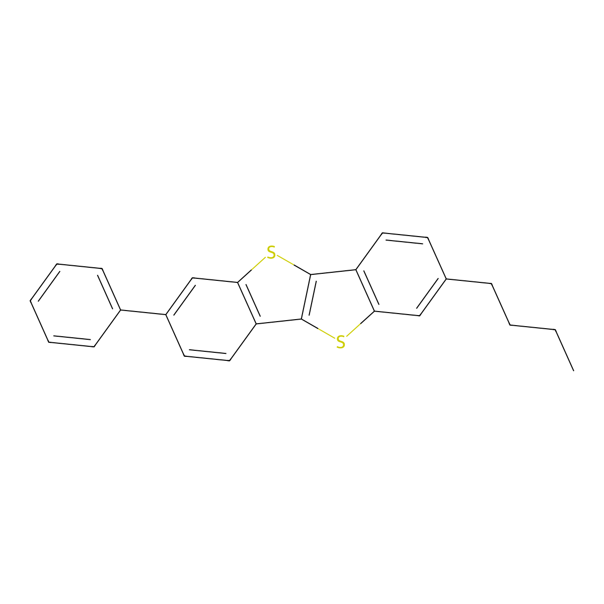 2-Butyl-7-phenylbenzo[b]benzo[4,5]thieno[2,3-d]thiophene molecular structure, CAS 1781261-91-3