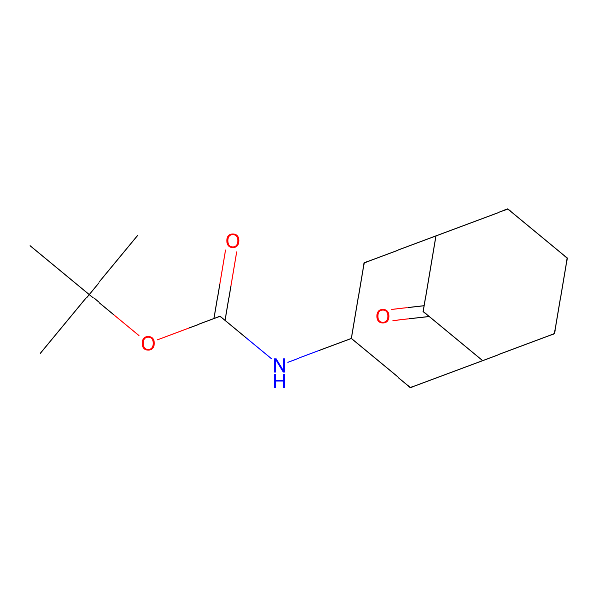 tert-butyl N-{9-oxobicyclo[3.3.1]nonan-3-yl}carbamate molecular structure, CAS 1781342-95-7