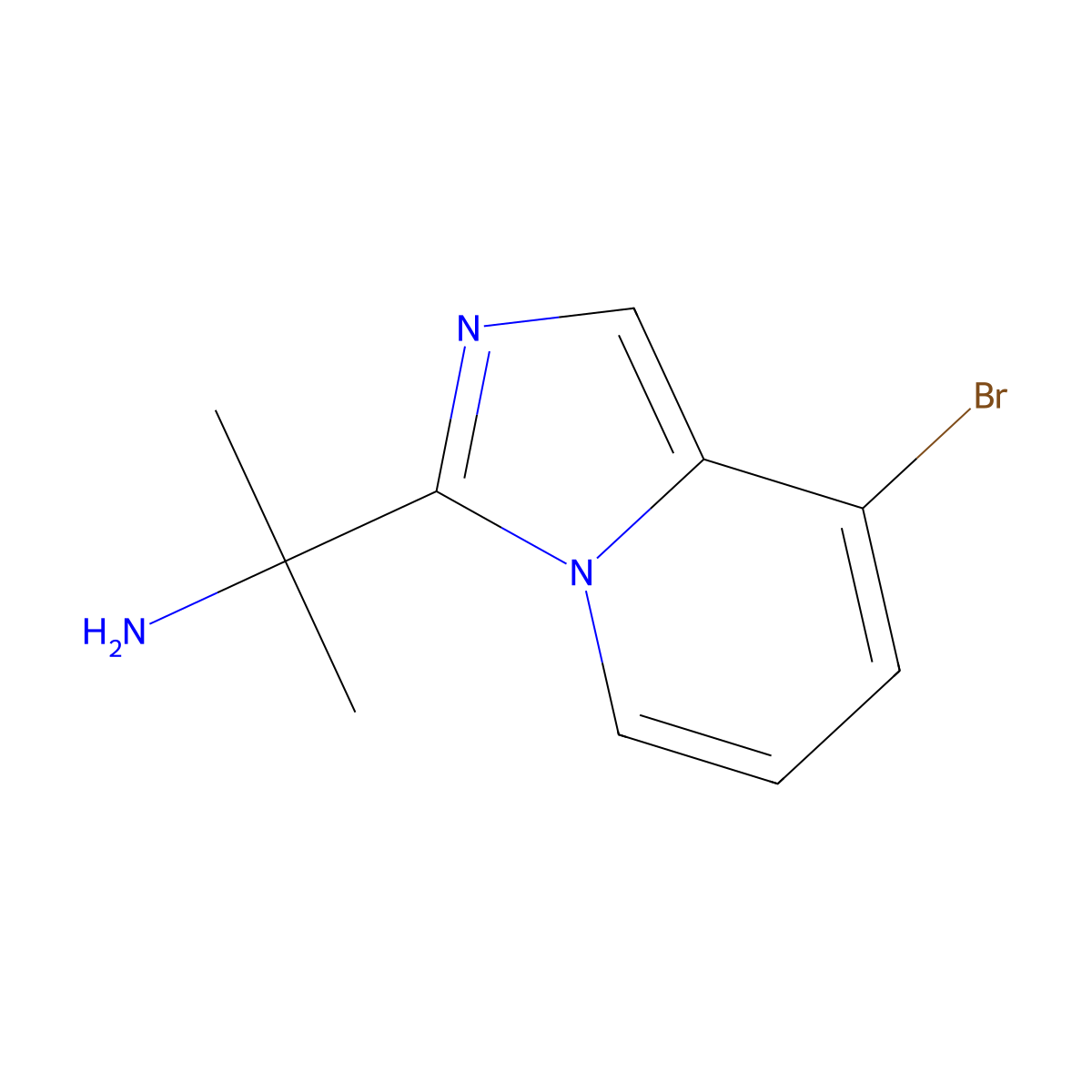 2-(8-Bromoimidazo[1,5-A]pyridin-3-YL)propan-2-amine molecular structure, CAS 1781347-65-6