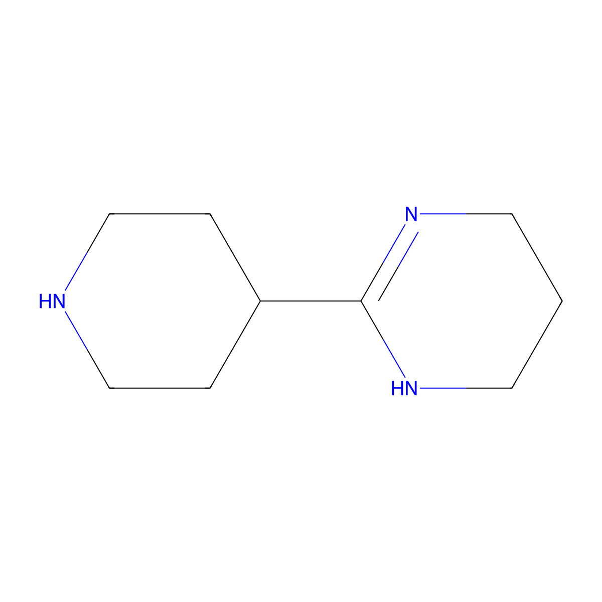 2-(Piperidin-4-yl)-1,4,5,6-tetrahydropyrimidine molecular structure, CAS 1781434-09-0