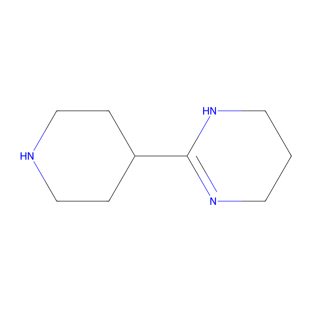 2-(Piperidin-4-yl)-1,4,5,6-tetrahydropyrimidine molecular structure, CAS 1781434-09-0