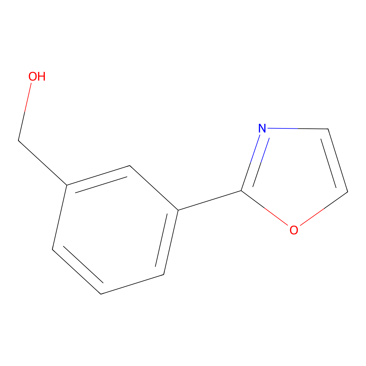 [3-(1,3-Oxazol-2-yl)phenyl]methanol molecular structure, CAS 1781470-87-8