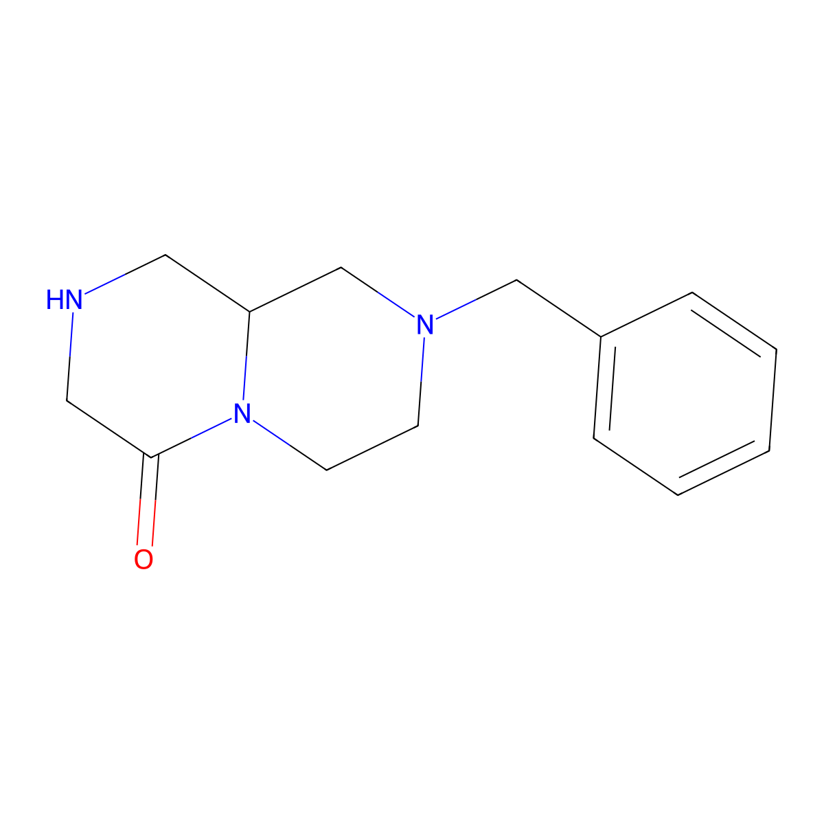 8-benzyl-octahydro-1H-[1,4]diazino[1,2-a]pyrazin-4-one molecular structure, CAS 1781500-21-7