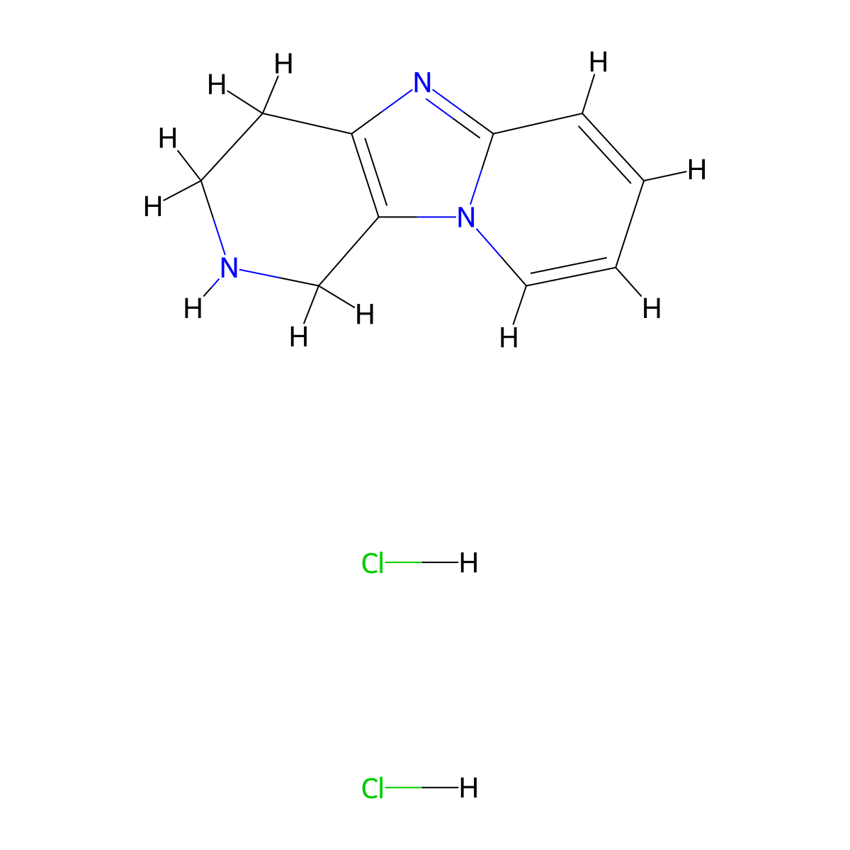 1,4,8-Triazatricyclo[7.4.0.0,2,7]trideca-2(7),8,10,12-tetraenedihydrochloride molecular structure, CAS 1781506-49-7