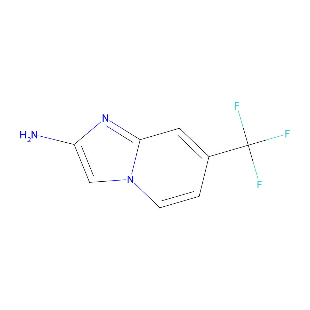 7-(Trifluoromethyl)imidazo[1,2-A]pyridin-2-amine molecular structure, CAS 1781562-71-7