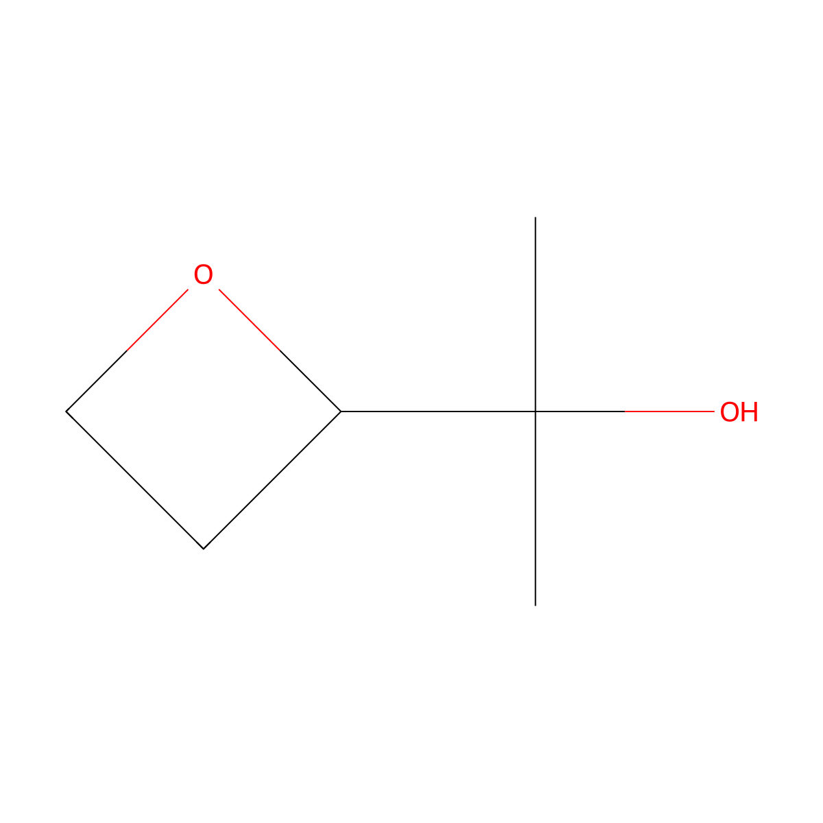 2-(Oxetan-2-yl)propan-2-ol molecular structure, CAS 1781585-34-9