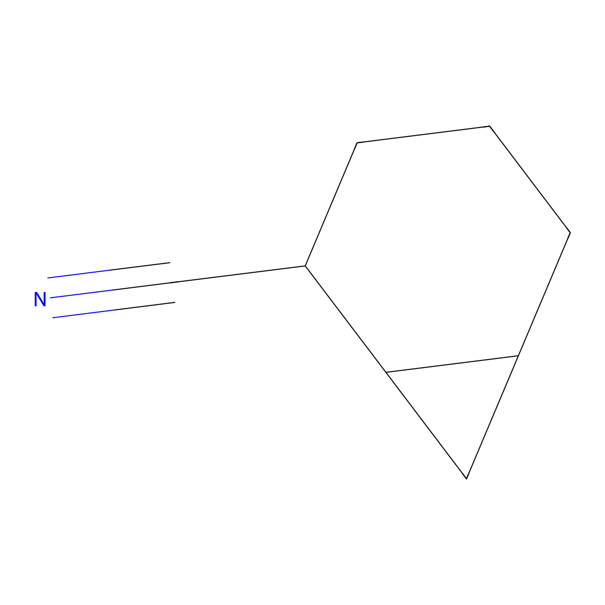 Bicyclo[4.1.0]heptane-2-carbonitrile molecular structure, CAS 1781586-03-5