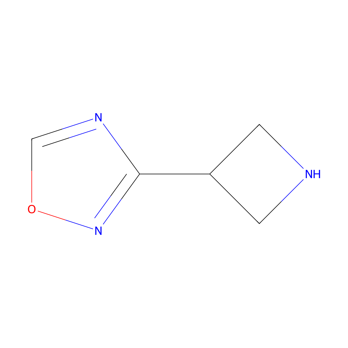 3-(Azetidin-3-yl)-1,2,4-oxadiazole molecular structure, CAS 1781586-69-3