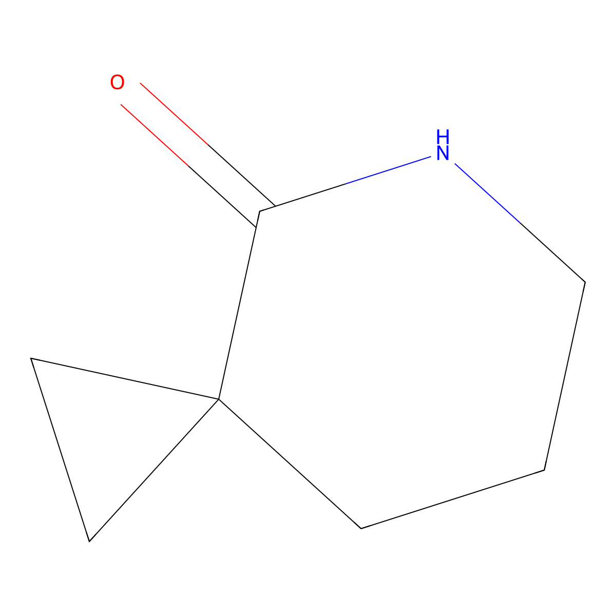5-Azaspiro[2.5]octan-4-one molecular structure, CAS 1781608-28-3
