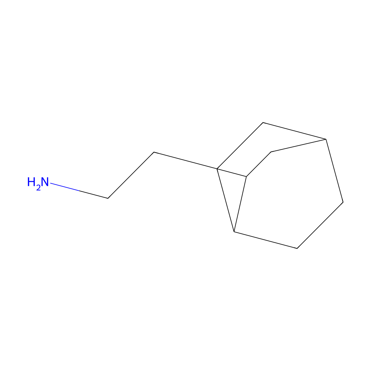 2-(Bicyclo(2.2.2)octan-2-yl)ethan-1-amine molecular structure, CAS 1781639-39-1