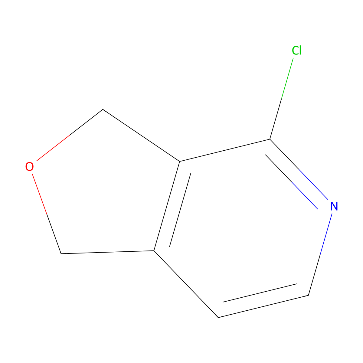 4-Chloro-1,3-dihydrofuro[3,4-C]pyridine molecular structure, CAS 1781641-19-7