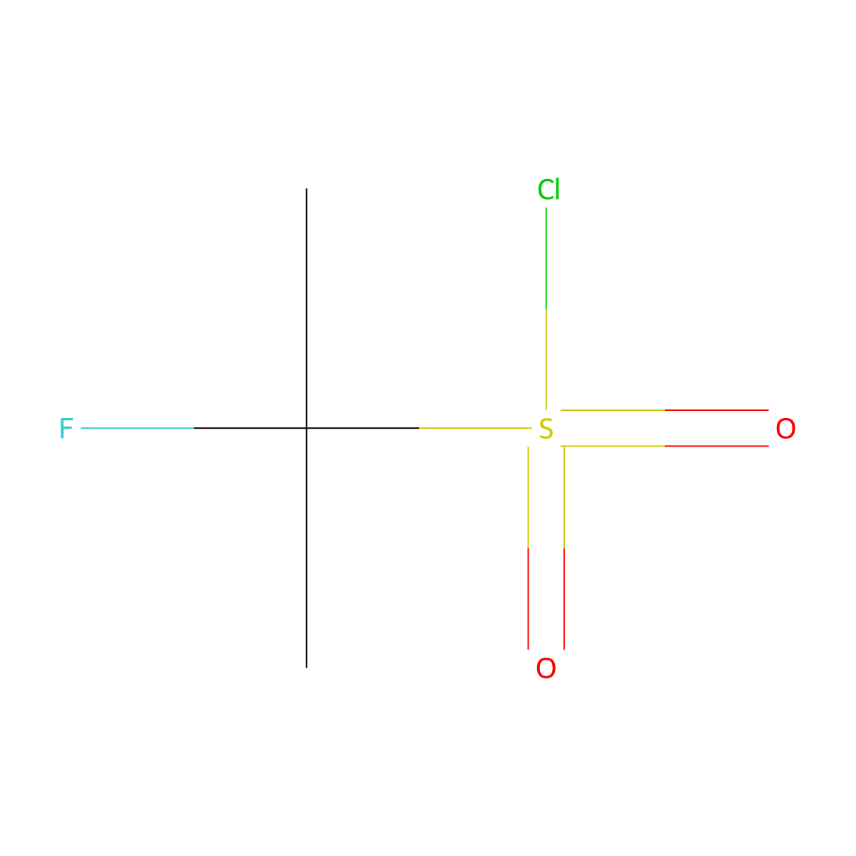 2-Fluoropropane-2-sulfonyl chloride molecular structure, CAS 1781655-48-8
