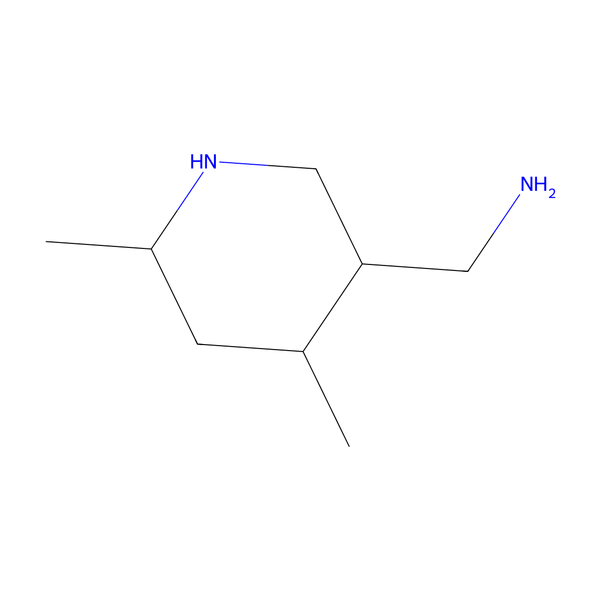 (4,6-Dimethylpiperidin-3-yl)methanamine molecular structure, CAS 1781664-22-9