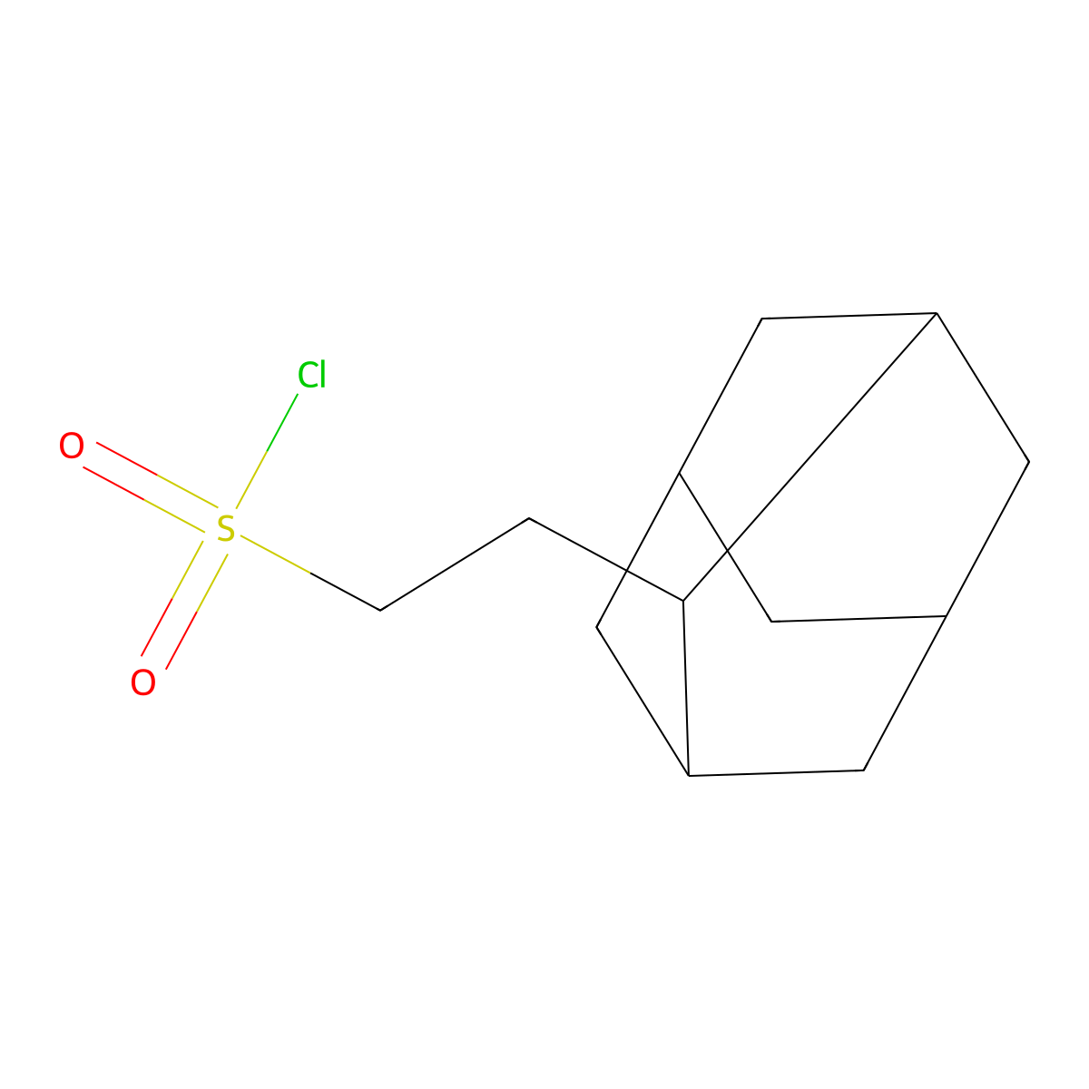 2-(Adamantan-2-yl)ethane-1-sulfonyl chloride molecular structure, CAS 1781686-68-7