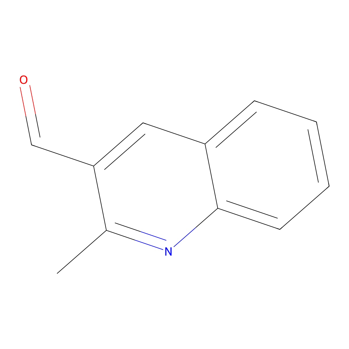 2-Methylquinoline-3-carbaldehyde molecular structure, CAS 1781708-40-4