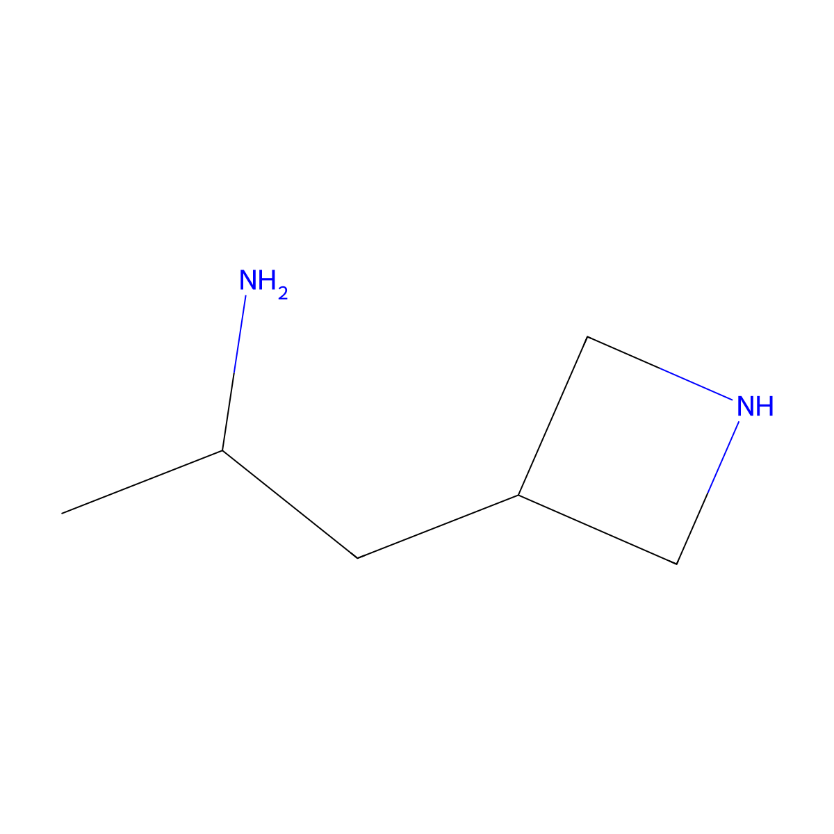 1-(Azetidin-3-yl)propan-2-amine molecular structure, CAS 1781719-89-8