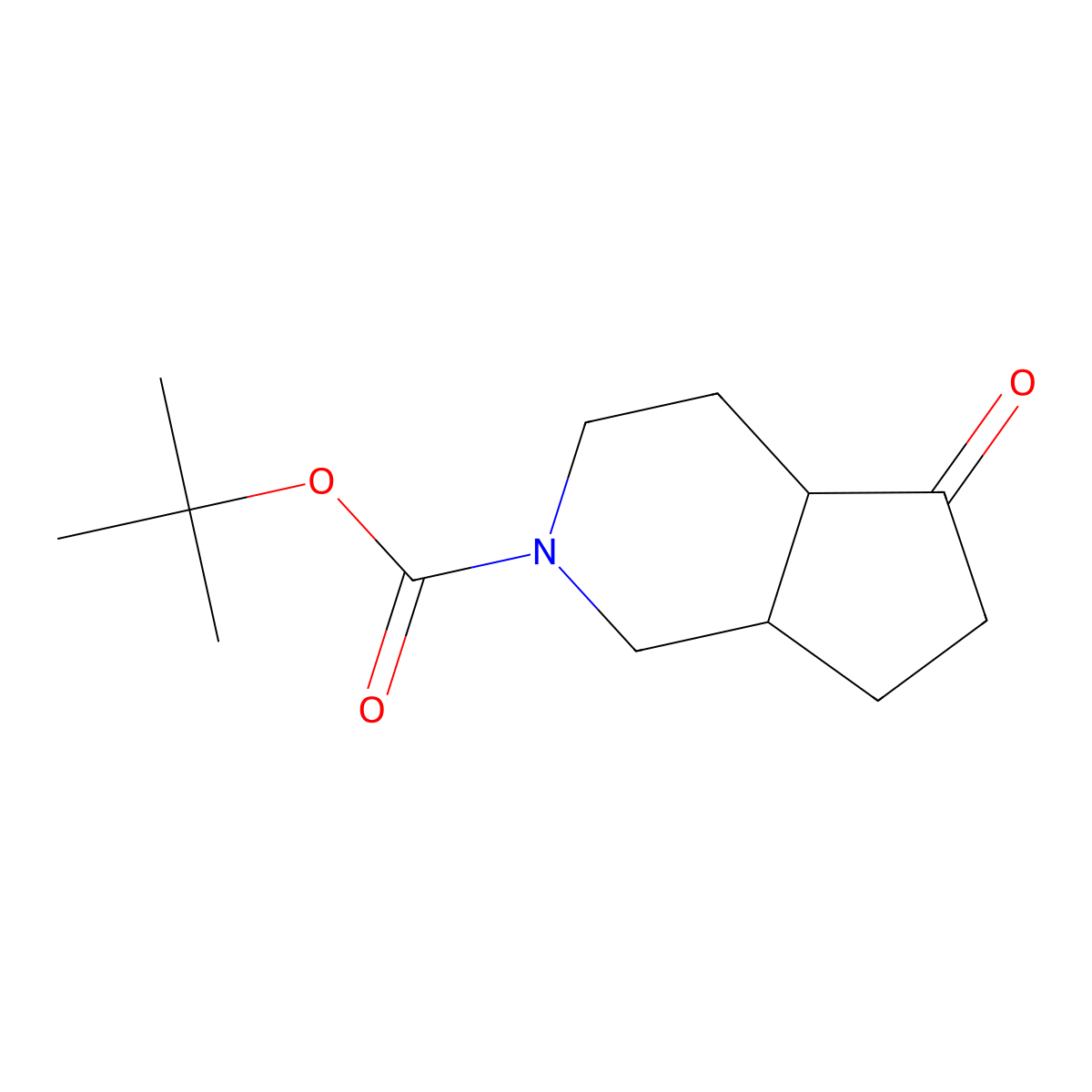 tert-butyl 5-oxo-3,4,4a,6,7,7a-hexahydro-1H-cyclopenta[c]pyridine-2-carboxylate molecular structure, CAS 1781777-48-7