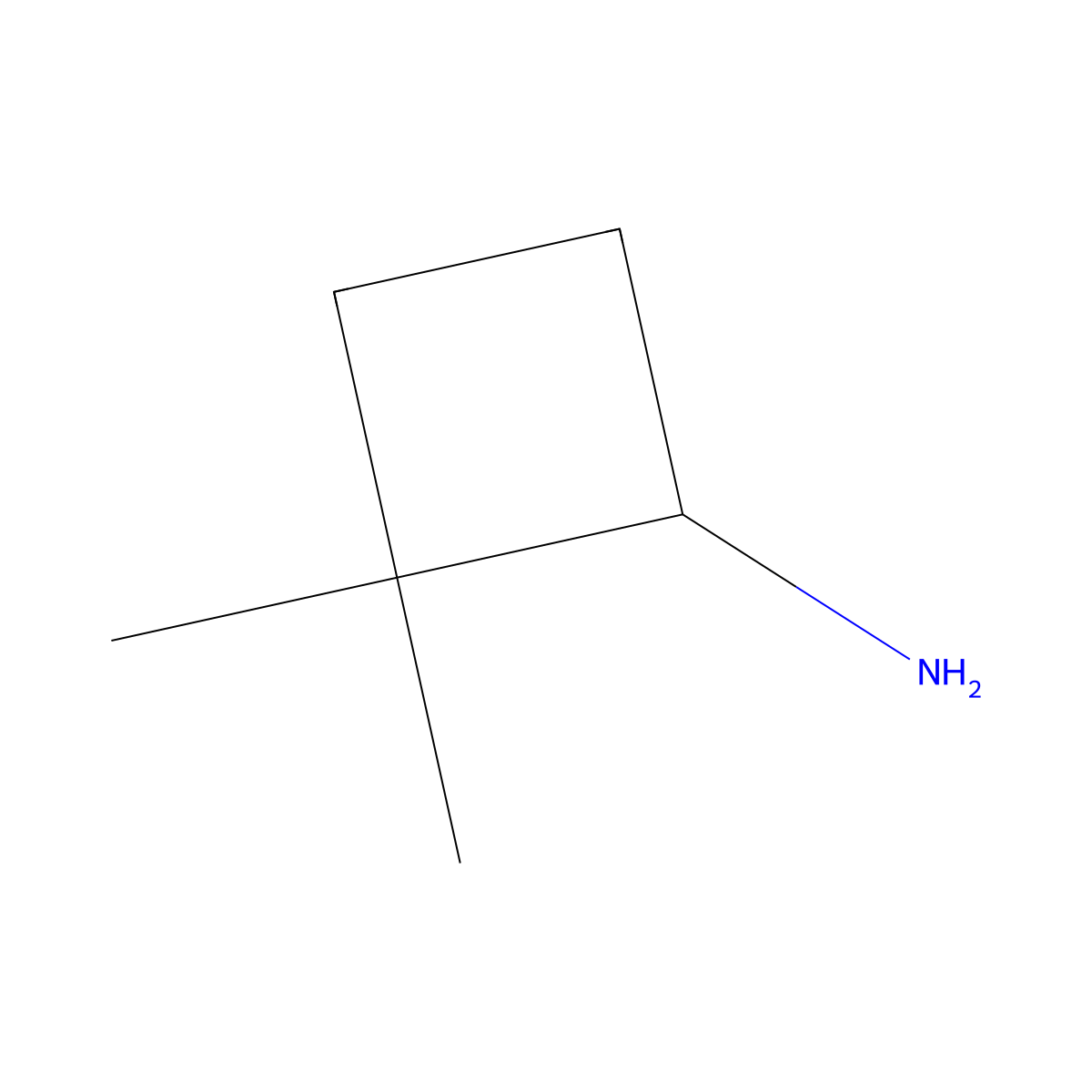 2,2-Dimethylcyclobutan-1-amine molecular structure, CAS 1781791-33-0
