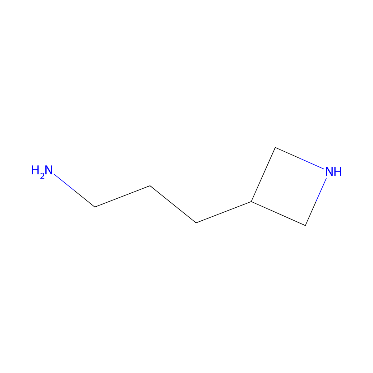 3-(Azetidin-3-yl)propan-1-amine molecular structure, CAS 1781830-74-7