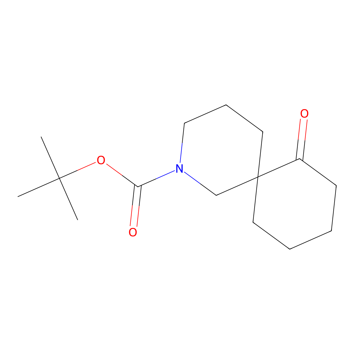 Tert-butyl 7-oxo-2-azaspiro(5.5)undecane-2-carboxylate molecular structure, CAS 1781844-06-1