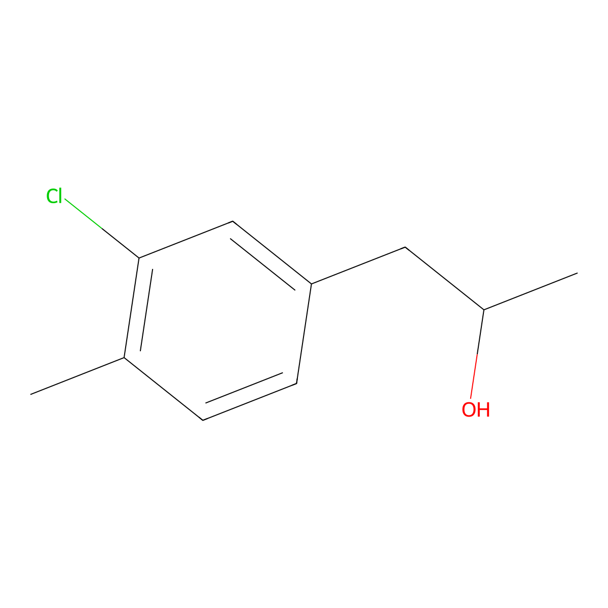 1-(3-Chloro-4-methylphenyl)propan-2-ol molecular structure, CAS 1781849-54-4