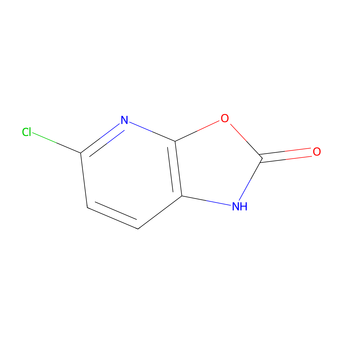 5-chloro-1H,2H-[1,3]oxazolo[5,4-b]pyridin-2-one molecular structure, CAS 1781869-14-4