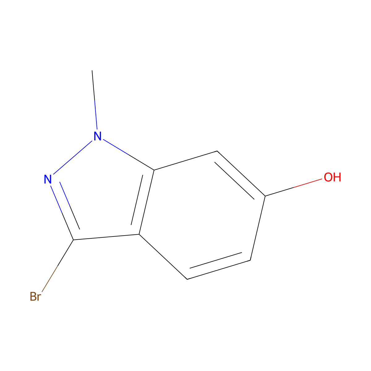 3-Bromo-1-methyl-1H-indazol-6-ol molecular structure, CAS 1781870-22-1
