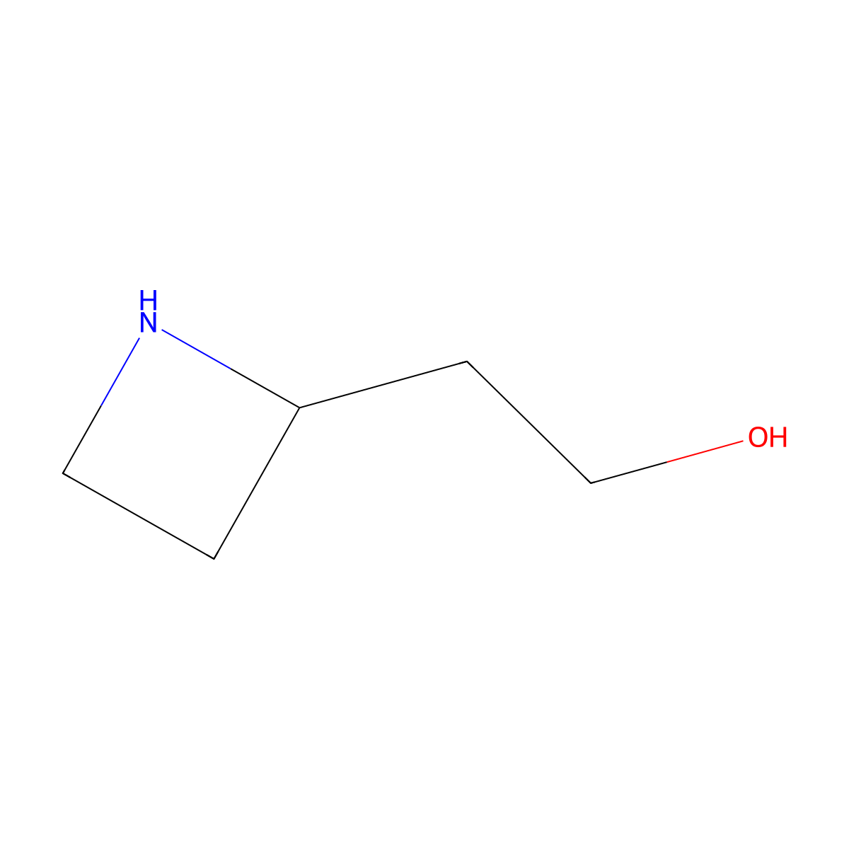 2-(Azetidin-2-yl)ethan-1-ol molecular structure, CAS 1781878-92-9