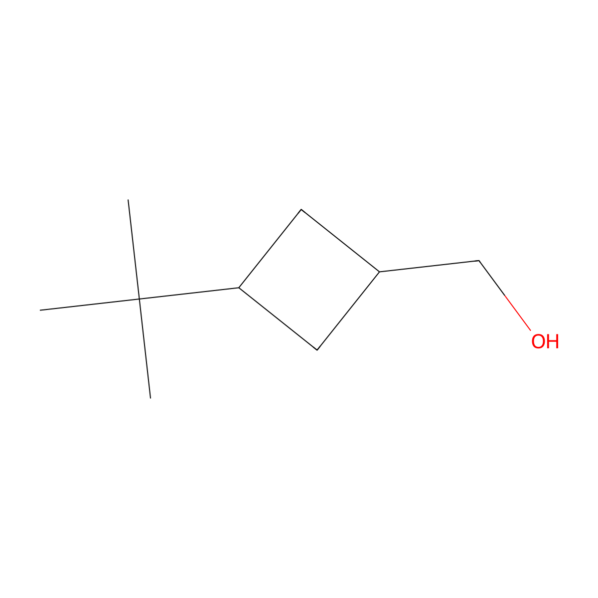 (trans-3-Tert-butylcyclobutyl)methanol molecular structure, CAS 1781883-92-8