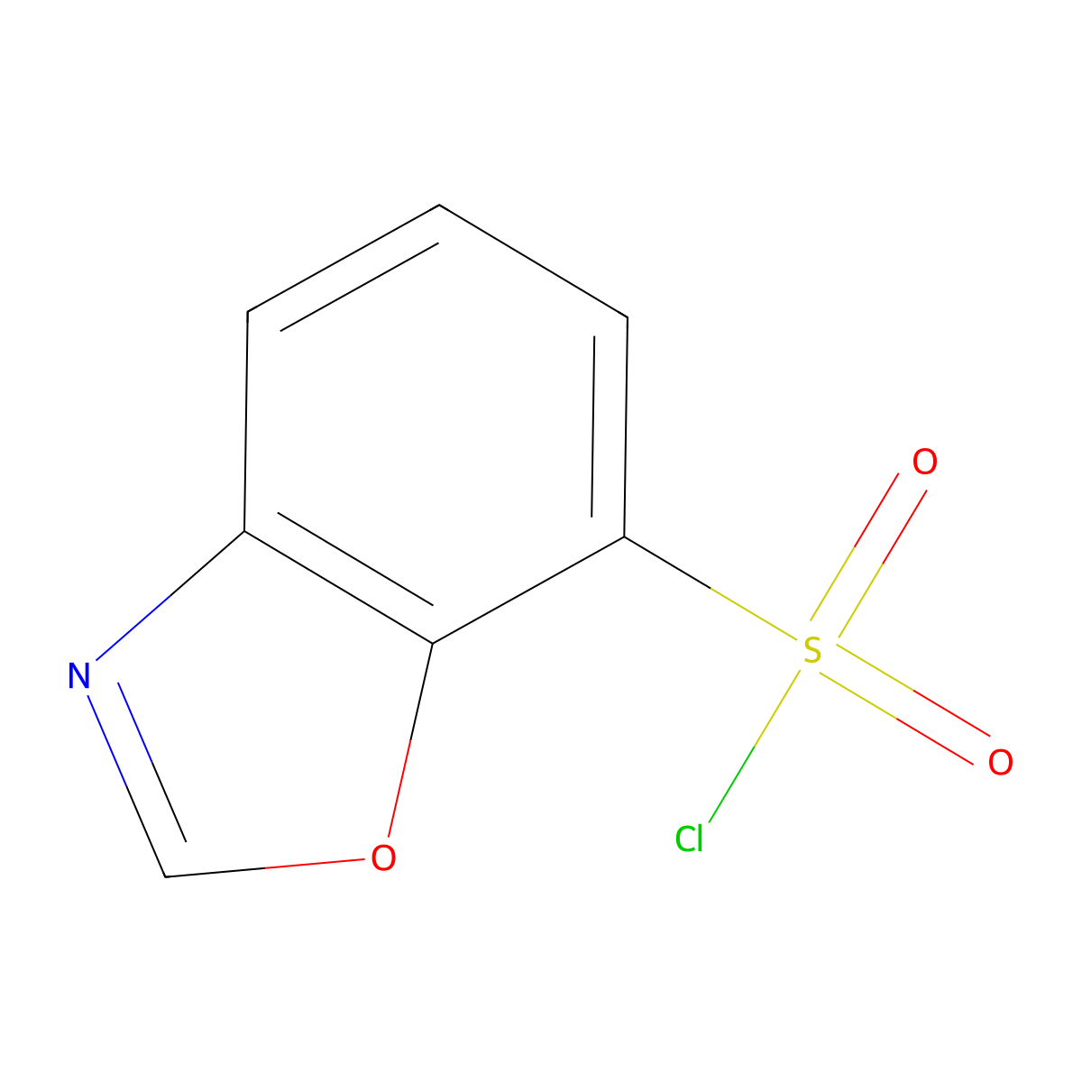 Benzo[d]oxazole-7-sulfonyl Chloride molecular structure, CAS 1781899-50-0