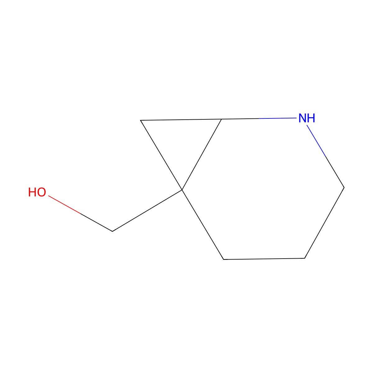 (2-Azabicyclo[4.1.0]heptan-6-yl)methanol molecular structure, CAS 1781900-30-8